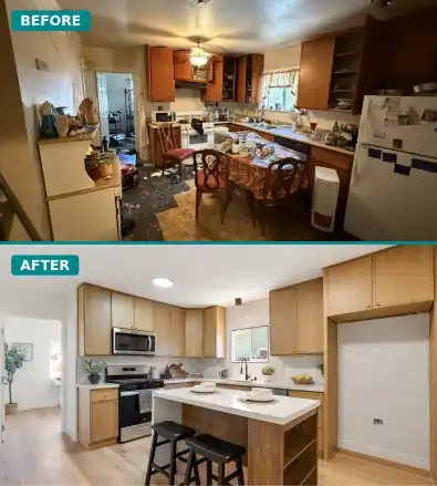 Nuhome Capital Kitchen Remodel Before After Altadena